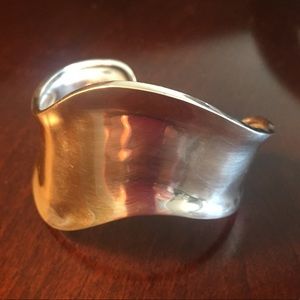 Sterling silver cuff bracelet